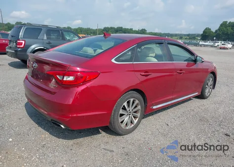 2016 Hyundai Sonata Sport from USA, damaged, VIN 5NPE34AF2GH281853